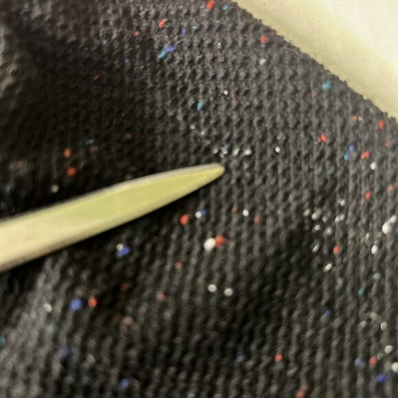 Loft Dress black multicolor tweed textured Womens size Small Flawed - Picture 12 of 13